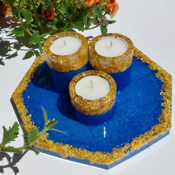 Tea Light/Candle Holder Tray - Picture 5 of 9